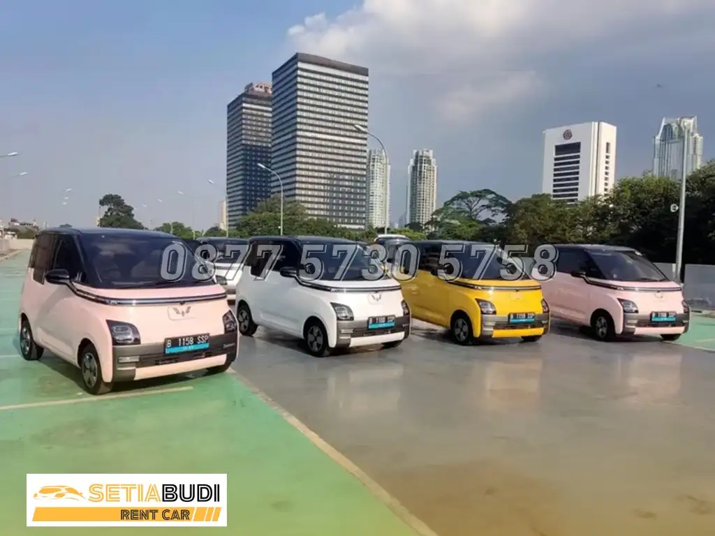 Sewa Mobil Listrik Wuling Air EV Medan Satria