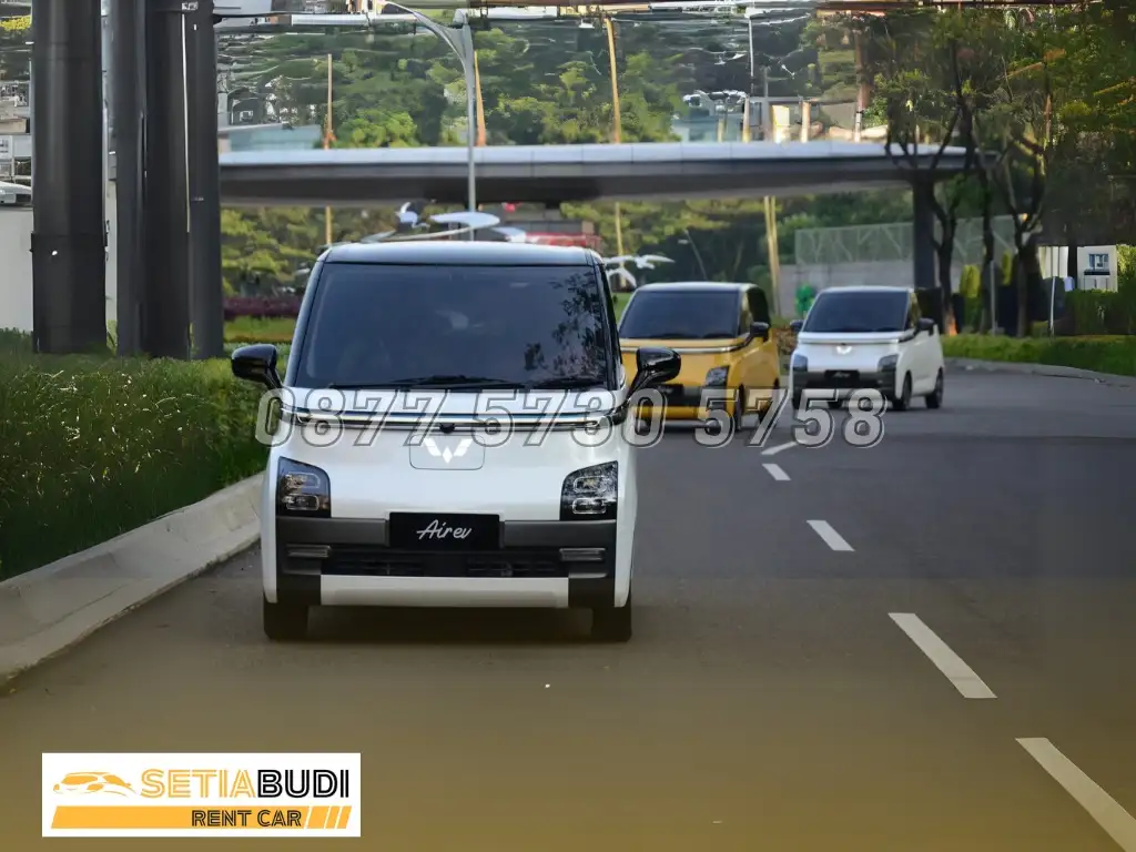 Sewa Mobil Listrik Wuling Air EV Kampung Dukuh